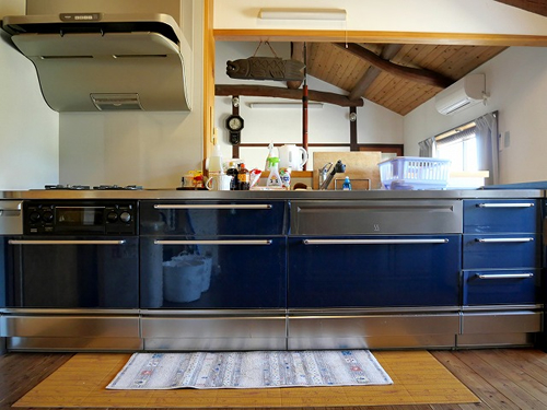 古民家　本館　キッチン　台所　麻の宿